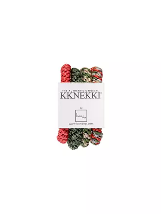 KKNEKKI | Goma de pelo Paquete de 4 BUNDLE 42 | dunkelgrün